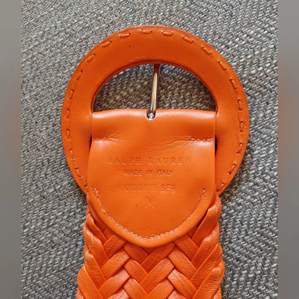 Ralph Lauren woven leather